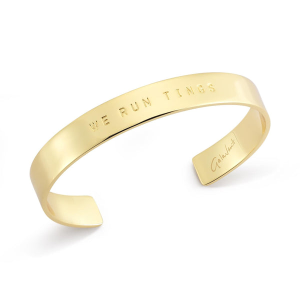 WORD UNISEX CUFF - WE RUN TINGS