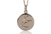DISC NECKLACE - HUMMINGBIRD