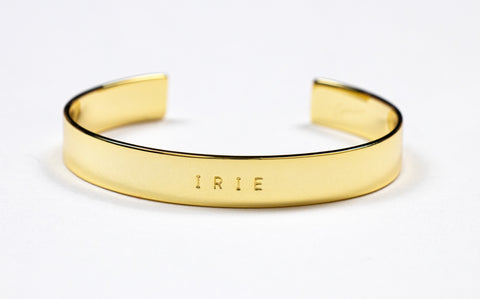 WORD UNISEX CUFF - IRIE