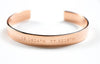 WORD UNISEX CUFF - JAMAICA NAUTICAL COORDINATES