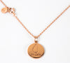 DISC NECKLACE - ST. LUCIA MAP