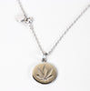 DISC NECKLACE - MARIJUANA