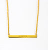 WORD BAR NECKLACE - JAMAICA