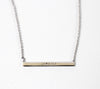 WORD BAR NECKLACE - JAMAICA