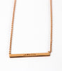 WORD BAR NECKLACE - JAMAICA