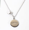 DISC NECKLACE - BLESSED