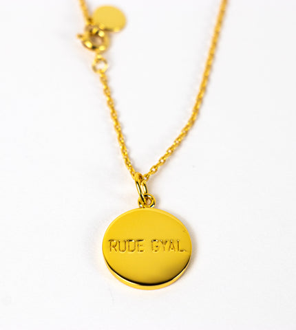 DISC NECKLACE - RUDE GYAL