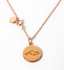 DISC NECKLACE - DOLPHIN
