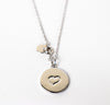 DISC NECKLACE - HEART
