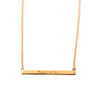 WORD BAR NECKLACE - RUDE GYAL